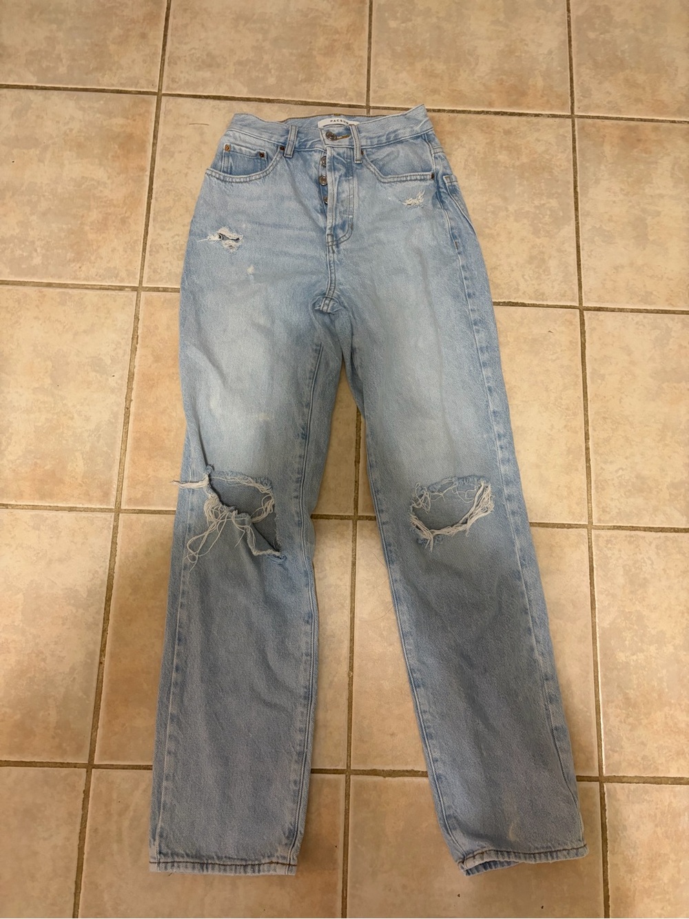 PacSun Light Blue High-Rise Distressed Women’s Jeans